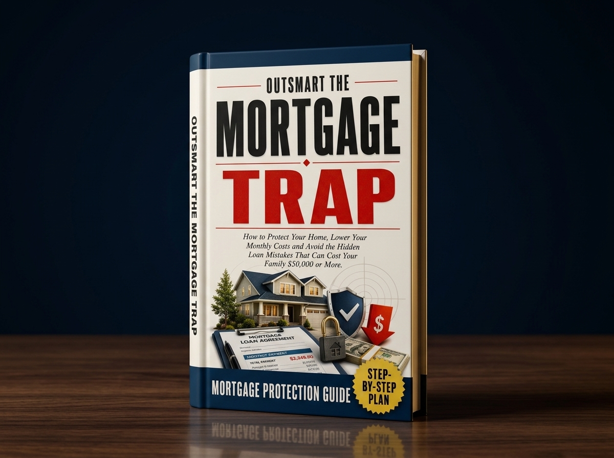 Outsmart the Mortgage Trap hardcover book mockup